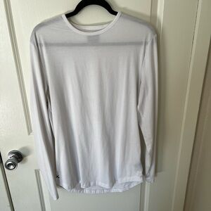 Cuts Long Sleeve Curve-Hem Tee